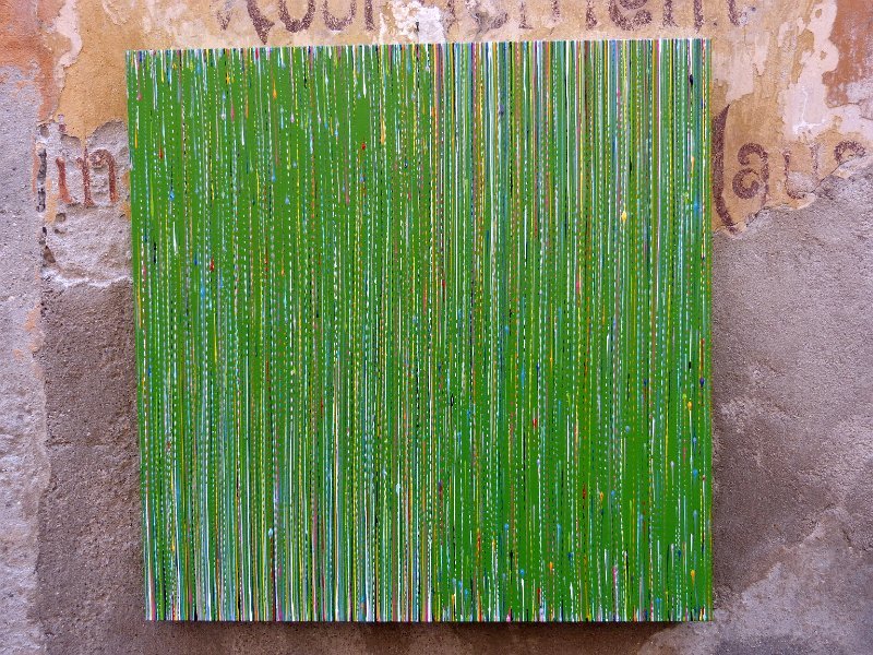 coloured lines 3 2015 80x80 Acryl-Lack auf LW